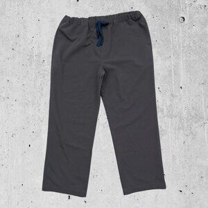 Figs Scrub Pants Womens Gray Grey Elastic Waist Technical Collection Large Short